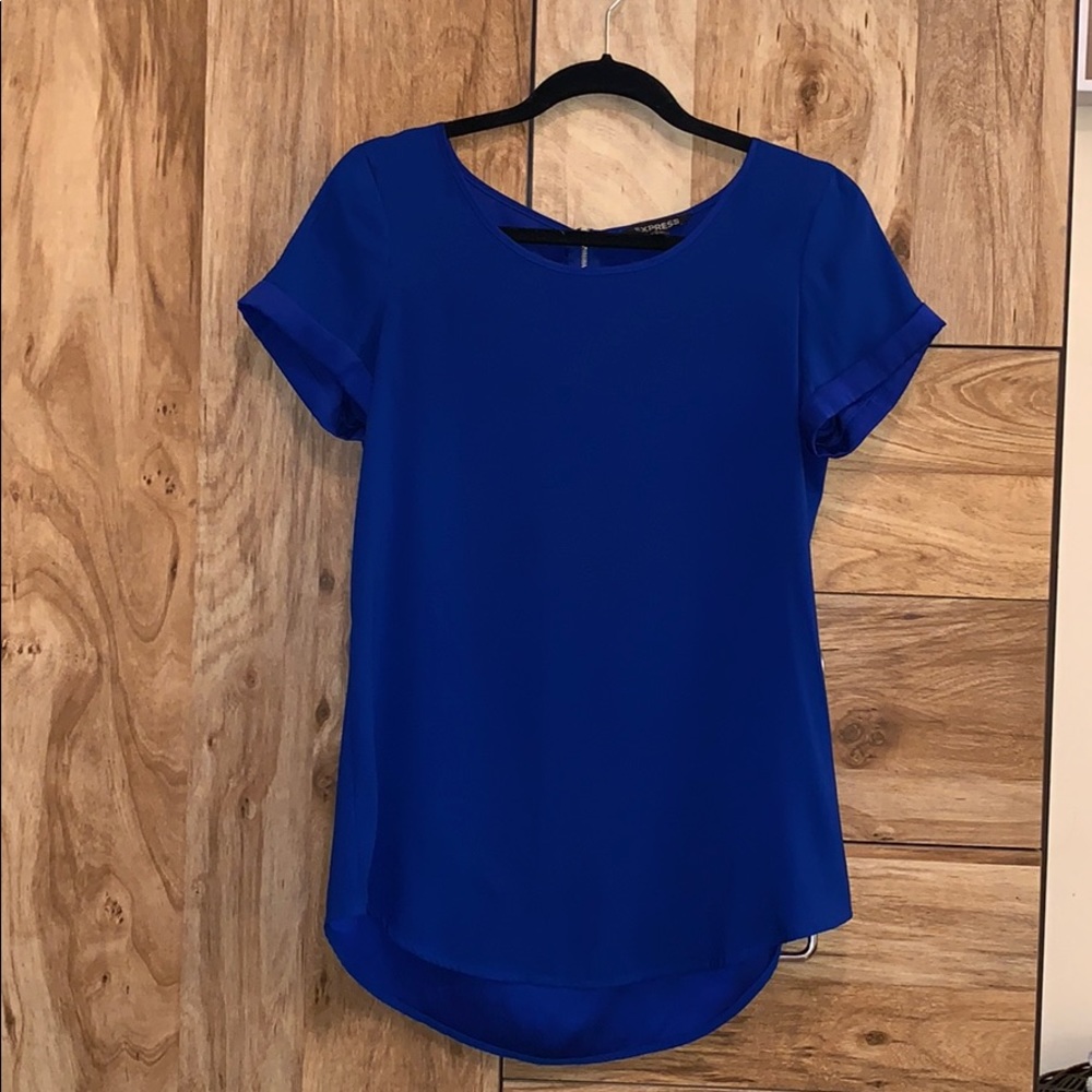 Blue top size small for Express
